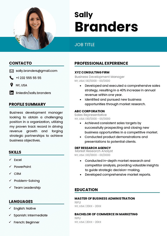 Resume preview